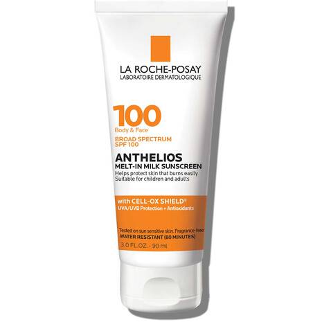 Anthelios Melt-In Milk Sunscreen for Face & Body SPF 100