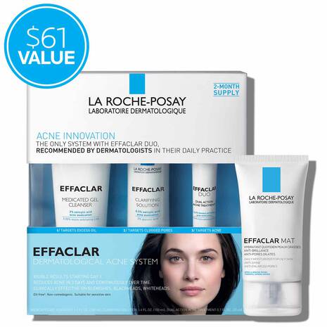 Effaclar Acne Treatment System + Moisturizer